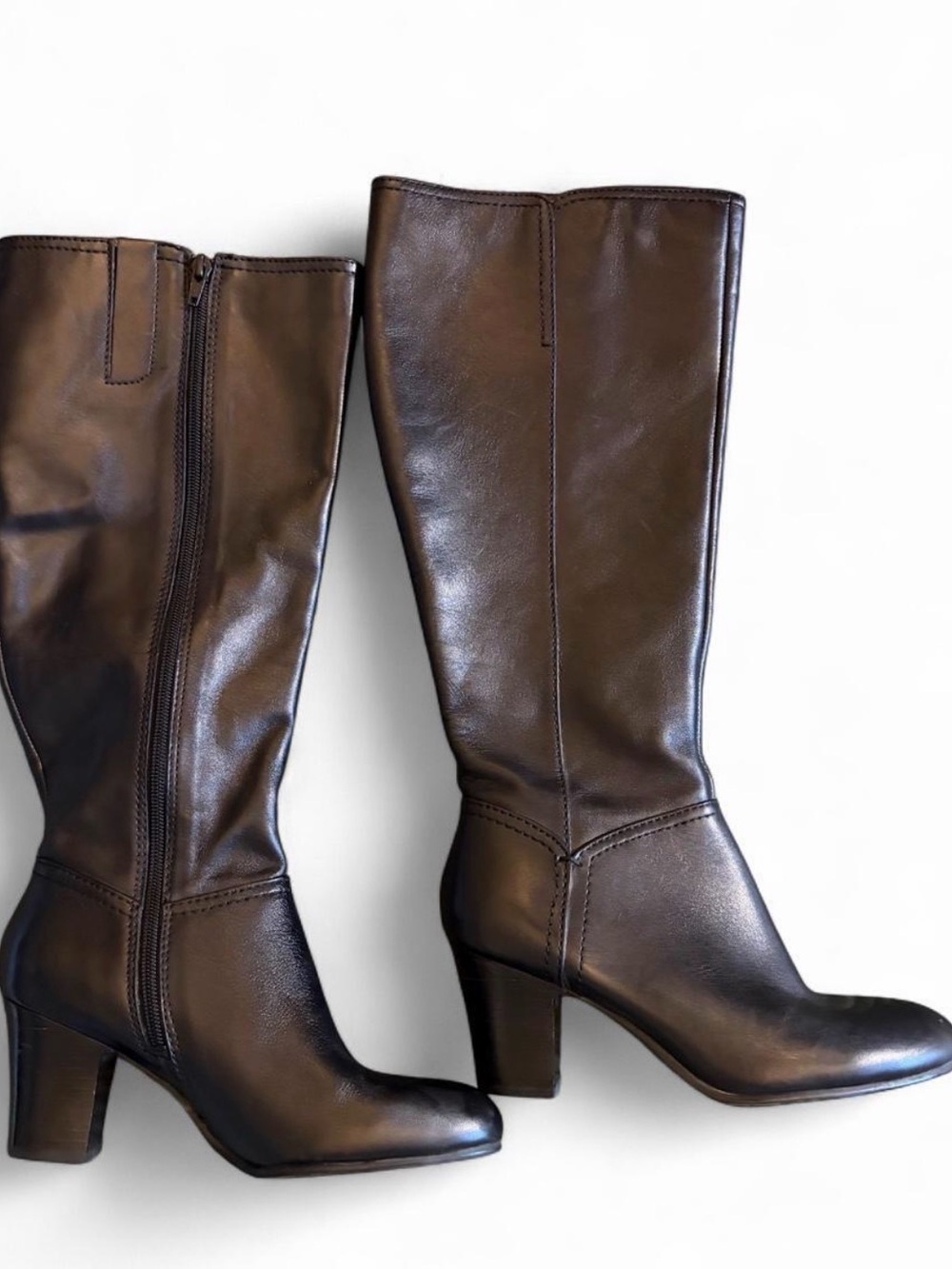 Nine West Black Leather Boots